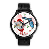 Norwegian Lundehund On Christmas Florida Wrist Watch-Free Shipping