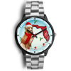 Nova Scotia Duck Tolling Retriever On Christmas Florida Wrist Watch-Free Shipping