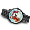 Nova Scotia Duck Tolling Retriever On Christmas Florida Wrist Watch-Free Shipping