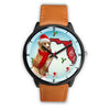 Nova Scotia Duck Tolling Retriever On Christmas Florida Wrist Watch-Free Shipping