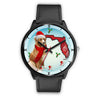 Nova Scotia Duck Tolling Retriever On Christmas Florida Wrist Watch-Free Shipping