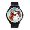 Nova Scotia Duck Tolling Retriever On Christmas Florida Wrist Watch-Free Shipping