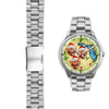 Nova Scotia Duck Tolling Retriever On Christmas Florida Silver Wrist Watch-Free Shipping