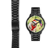 Pekingese Dog On Christmas Florida Golden Wrist Watch-Free Shipping