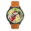 Pekingese Dog On Christmas Florida Golden Wrist Watch-Free Shipping