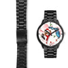 Papillon Dog On Christmas Florida Wrist Watch-Free Shipping