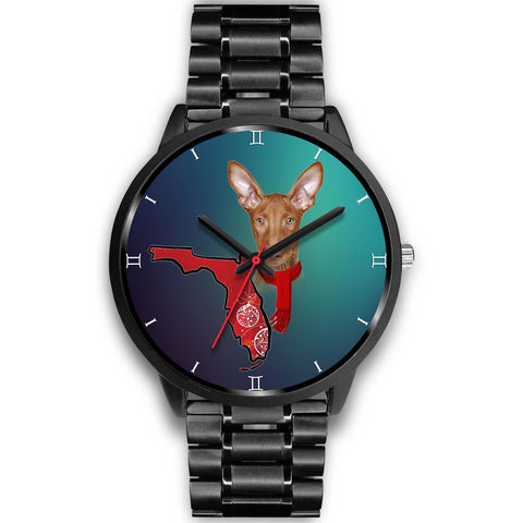 Pharaoh Hound On Christmas Florida Wrist Watch-Free Shipping