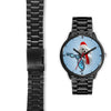 Poodle Dog On Christmas Florida Wrist Watch-Free Shipping