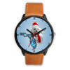 Poodle Dog On Christmas Florida Wrist Watch-Free Shipping