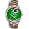 Saint Bernard Dog Texas Christmas Special Wrist Watch-Free Shipping