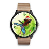 Rhodesian Ridgeback On Christmas Florida Wrist Watch-Free Shipping