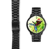 Rhodesian Ridgeback On Christmas Florida Wrist Watch-Free Shipping