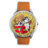 Lovely Alaskan Malamute Dog New York Christmas Special Wrist Watch-Free Shipping