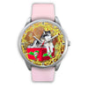 Lovely Alaskan Malamute Dog New York Christmas Special Wrist Watch-Free Shipping