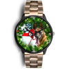 Belgian Malinois Dog New York Christmas Special Wrist Watch-Free Shipping