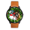 Belgian Malinois Dog New York Christmas Special Wrist Watch-Free Shipping