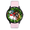 Belgian Malinois Dog New York Christmas Special Wrist Watch-Free Shipping