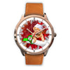 Bordeaux Mastiff Dog New York Christmas Special Wrist Watch-Free Shipping
