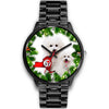 Lovely Bichon Fries Dog New York Christmas Special Wrist Watch-Free Shipping