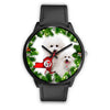 Lovely Bichon Fries Dog New York Christmas Special Wrist Watch-Free Shipping