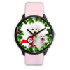 Lovely Bichon Fries Dog New York Christmas Special Wrist Watch-Free Shipping