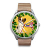 Cute Papillon Dog New York Christmas Special Wrist Watch-Free Shipping