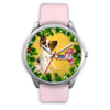 Cute Papillon Dog New York Christmas Special Wrist Watch-Free Shipping