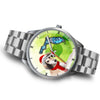 Saluki Dog On Christmas Florida Wrist Watch-Free Shipping