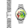 Saluki Dog On Christmas Florida Wrist Watch-Free Shipping