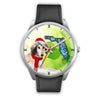 Saluki Dog On Christmas Florida Wrist Watch-Free Shipping