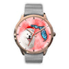 Samoyed Dog On Christmas Florida Wrist Watch-Free Shipping