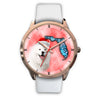 Samoyed Dog On Christmas Florida Wrist Watch-Free Shipping