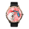 Samoyed Dog On Christmas Florida Wrist Watch-Free Shipping