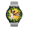 Lovely Papillon Dog New York Christmas Special Wrist Watch-Free Shipping