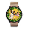 Lovely Papillon Dog New York Christmas Special Wrist Watch-Free Shipping