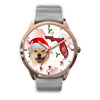 Shiba Inu Dog On Christmas Florida Wrist Watch-Free Shipping