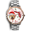 Shiba Inu Dog On Christmas Florida Wrist Watch-Free Shipping