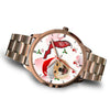 Shiba Inu Dog On Christmas Florida Wrist Watch-Free Shipping