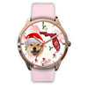 Shiba Inu Dog On Christmas Florida Wrist Watch-Free Shipping