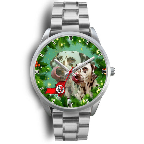 Amazing Dalmatian Dog New York Christmas Special Wrist Watch-Free Shipping