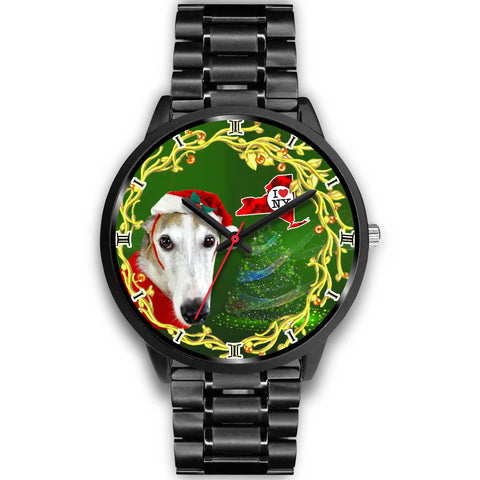 Italian Greyhound Dog New York Christmas Special Wrist Watch-Free Shipping