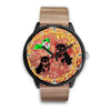 Shiba Inu Dog Art New York Christmas Special Wrist Watch-Free Shipping