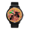 Shiba Inu Dog Art New York Christmas Special Wrist Watch-Free Shipping