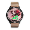 St. Bernard Dog Art New York Christmas Special Wrist Watch-Free Shipping