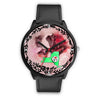 St. Bernard Dog Art New York Christmas Special Wrist Watch-Free Shipping