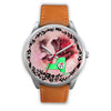 Amazing St. Bernard Dog Art New York Christmas Special Wrist Watch-Free Shipping