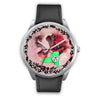 Amazing St. Bernard Dog Art New York Christmas Special Wrist Watch-Free Shipping