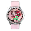 Amazing St. Bernard Dog Art New York Christmas Special Wrist Watch-Free Shipping