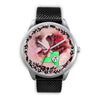 Amazing St. Bernard Dog Art New York Christmas Special Wrist Watch-Free Shipping