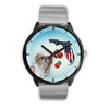 Shih Tzu On Christmas Florida Wrist Watch-Free Shipping